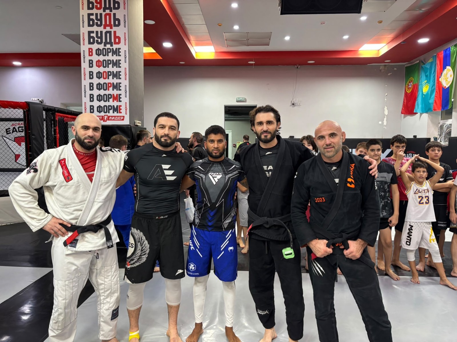 After training at EAGLES Gym