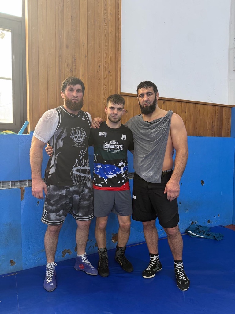 Wrestling training in Dagestan