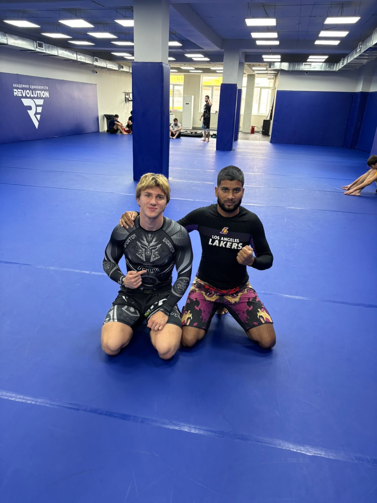 On the mats at Revolution MMA